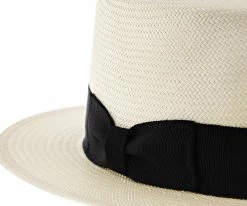 Keeneland - Stetson Shantung Straw Boater Hat