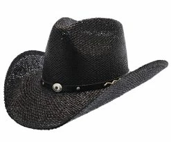 Onyx - Stetson Twisted Paper Straw Hat