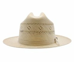 Open Road 2 - Stetson Shantung Straw Fedora Hat Men