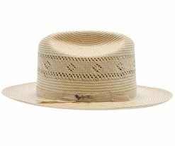 Open Road 2 - Stetson Shantung Straw Fedora Hat Men