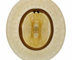 Open Road 2 - Stetson Shantung Straw Fedora Hat Men
