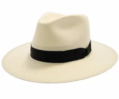 Hot Sale ๐ฏ Santa Monica - Stetson Natural Wide Brim Shantung Straw Fedora Hat โค๏ธ 28 Santa Monica - Stetson Natural Wide Brim Shantung Straw Fedora Hat