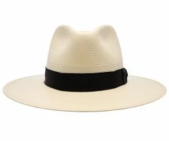 Hot Sale ๐ฏ Santa Monica - Stetson Natural Wide Brim Shantung Straw Fedora Hat โค๏ธ 25 Santa Monica - Stetson Natural Wide Brim Shantung Straw Fedora Hat