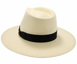 Hot Sale ๐ฏ Santa Monica - Stetson Natural Wide Brim Shantung Straw Fedora Hat โค๏ธ 27 Santa Monica - Stetson Natural Wide Brim Shantung Straw Fedora Hat