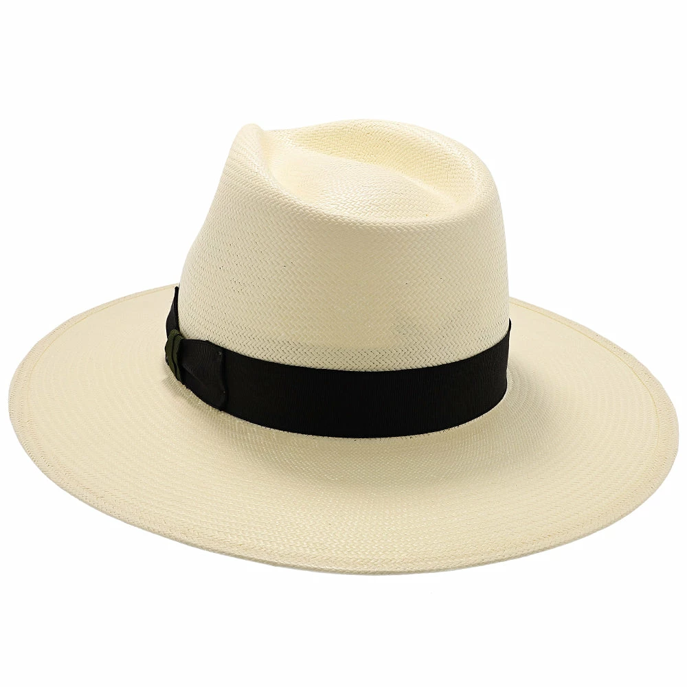 Hot Sale ๐ฏ Santa Monica - Stetson Natural Wide Brim Shantung Straw Fedora Hat โค๏ธ 12 Santa Monica - Stetson Natural Wide Brim Shantung Straw Fedora Hat