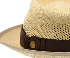 Whippet - Stetson Natural Straw Grade 8 Panama Fedora Hat
