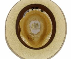 Whippet - Stetson Natural Straw Grade 8 Panama Fedora Hat