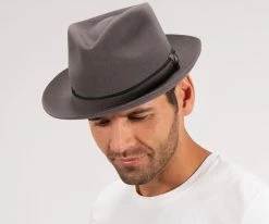 Outlet ๐ Belfast - Stetson Fur Felt Fedora Hat - TWBLFS ๐ 78 Belfast - Stetson Fur Felt Fedora Hat - TWBLFS