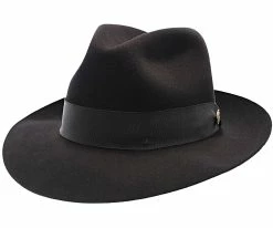 Flash Sale ⌛ Men Lucky Strike - Stetson Wool Felt Fedora Hat ❤️ 43 Men Lucky Strike - Stetson Wool Felt Fedora Hat