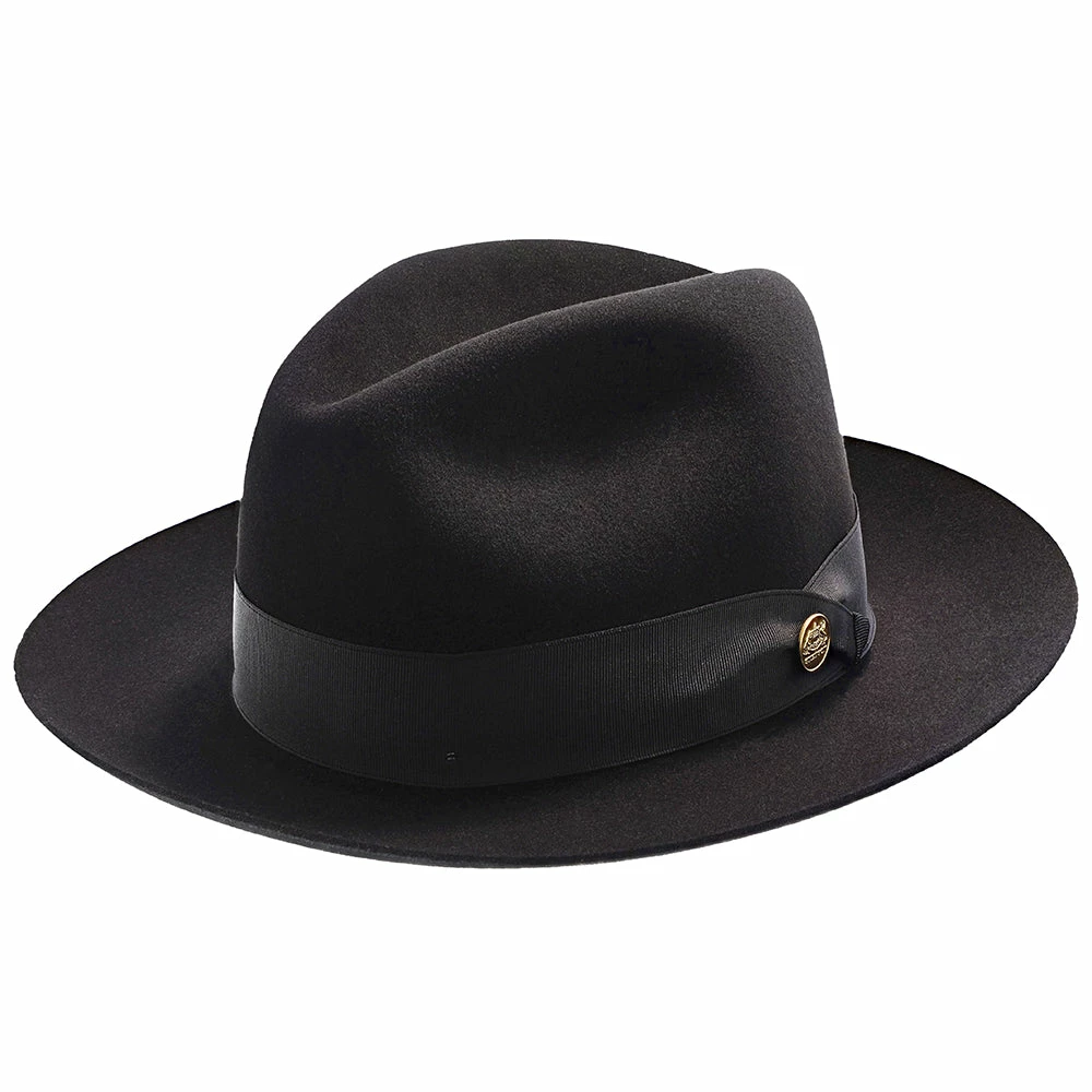 Flash Sale ⌛ Men Lucky Strike - Stetson Wool Felt Fedora Hat ❤️ 2 Men Lucky Strike - Stetson Wool Felt Fedora Hat