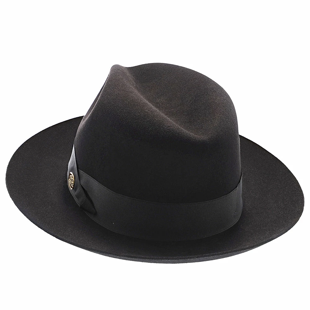Flash Sale ⌛ Men Lucky Strike - Stetson Wool Felt Fedora Hat ❤️ 7 Men Lucky Strike - Stetson Wool Felt Fedora Hat