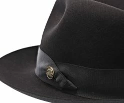Flash Sale ⌛ Men Lucky Strike - Stetson Wool Felt Fedora Hat ❤️ 48 Men Lucky Strike - Stetson Wool Felt Fedora Hat