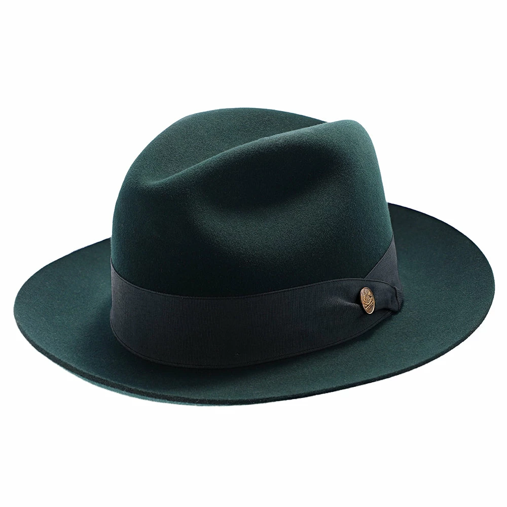 Flash Sale ⌛ Men Lucky Strike - Stetson Wool Felt Fedora Hat ❤️ 13 Men Lucky Strike - Stetson Wool Felt Fedora Hat