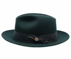 Flash Sale ⌛ Men Lucky Strike - Stetson Wool Felt Fedora Hat ❤️ 55 Men Lucky Strike - Stetson Wool Felt Fedora Hat