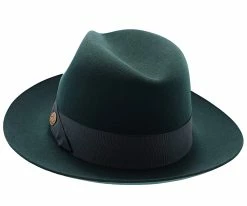 Flash Sale ⌛ Men Lucky Strike - Stetson Wool Felt Fedora Hat ❤️ 56 Men Lucky Strike - Stetson Wool Felt Fedora Hat