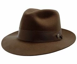 Flash Sale ⌛ Men Lucky Strike - Stetson Wool Felt Fedora Hat ❤️ 60 Men Lucky Strike - Stetson Wool Felt Fedora Hat