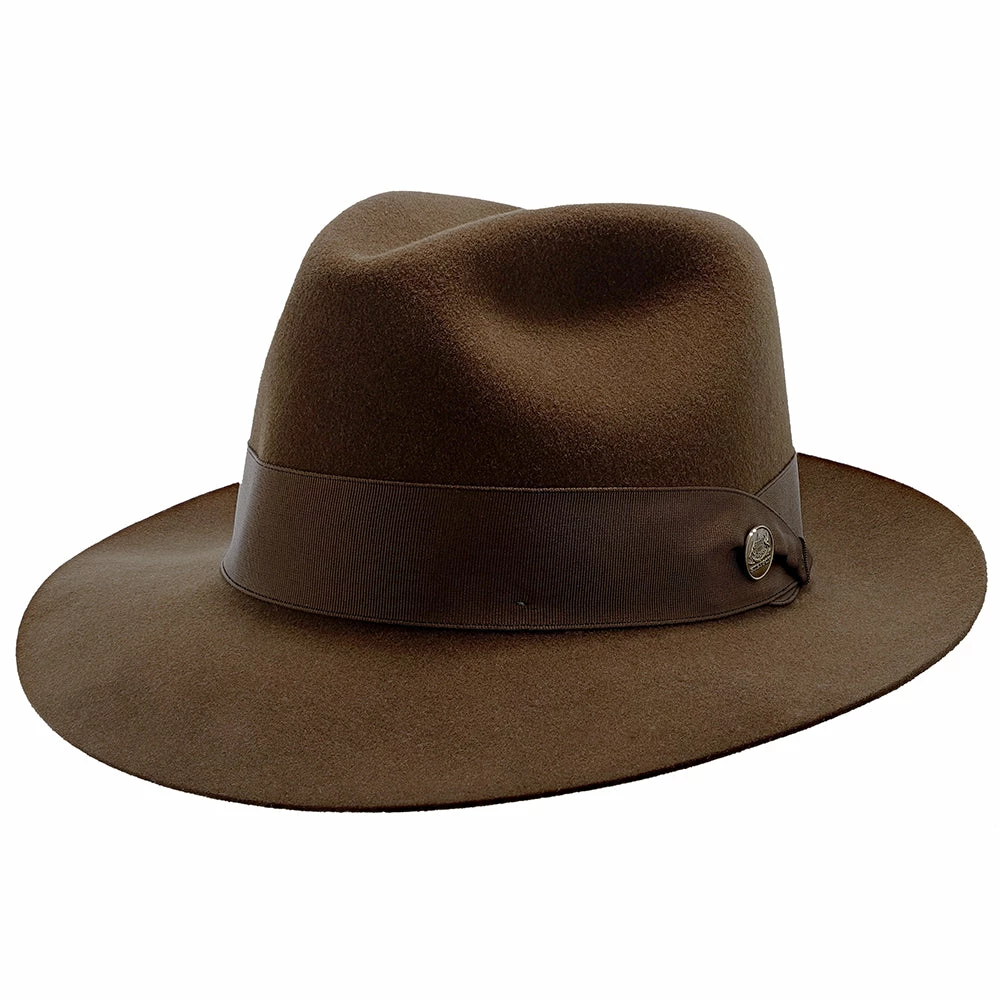 Flash Sale ⌛ Men Lucky Strike - Stetson Wool Felt Fedora Hat ❤️ 20 Men Lucky Strike - Stetson Wool Felt Fedora Hat