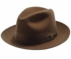 Flash Sale ⌛ Men Lucky Strike - Stetson Wool Felt Fedora Hat ❤️ 61 Men Lucky Strike - Stetson Wool Felt Fedora Hat
