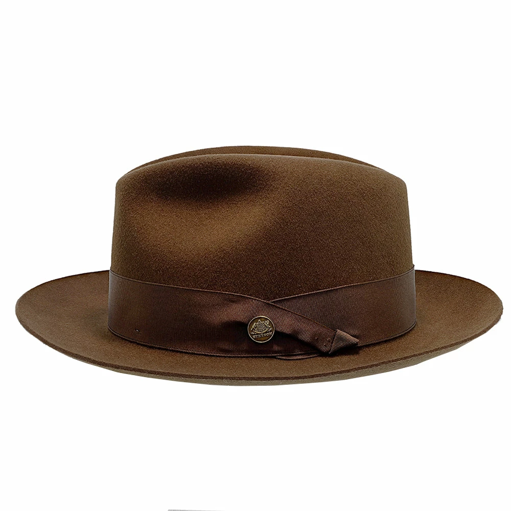 Flash Sale ⌛ Men Lucky Strike - Stetson Wool Felt Fedora Hat ❤️ 22 Men Lucky Strike - Stetson Wool Felt Fedora Hat