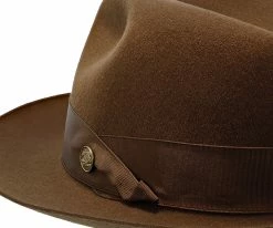 Flash Sale ⌛ Men Lucky Strike - Stetson Wool Felt Fedora Hat ❤️ 63 Men Lucky Strike - Stetson Wool Felt Fedora Hat