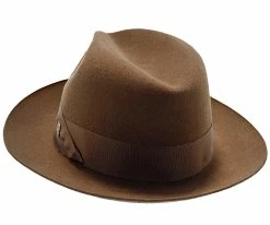 Flash Sale ⌛ Men Lucky Strike - Stetson Wool Felt Fedora Hat ❤️ 64 Men Lucky Strike - Stetson Wool Felt Fedora Hat