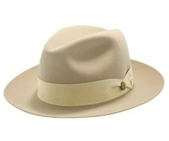 Flash Sale ⌛ Men Lucky Strike - Stetson Wool Felt Fedora Hat ❤️ 68 Men Lucky Strike - Stetson Wool Felt Fedora Hat