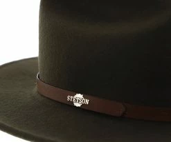 New โ๏ธ Men Route 66 - Stetson Wool Felt Western Hat ๐ 24 Men Route 66 - Stetson Wool Felt Western Hat
