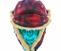 Promo โ Men Reykjavk - Woolrich W9416 Aviator Red & Black Plaid Wool Blend Trapper Hat ๐ฅฐ 26 Men Reykjavk - Woolrich W9416 Aviator Red & Black Plaid Wool Blend Trapper Hat