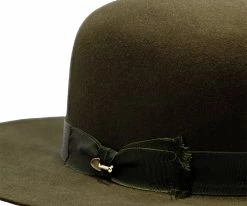 Pikes Peak - Stetson Wool Felt Open Crown Fedora Hat Men