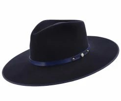 Men Night Sky B - Stetson Wool Felt Fedora Hat