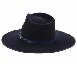 Men Night Sky B - Stetson Wool Felt Fedora Hat