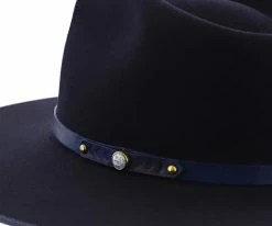 Men Night Sky B - Stetson Wool Felt Fedora Hat