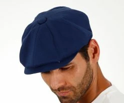 Beckham - Walrus Hats Tan Cotton 8 Panel Newsboy Cap