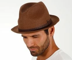 Driftwood - Walrus Hats Brown Paper Braid Straw Fedora Hat