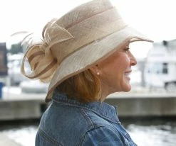 Best Sale ๐ Bucket Bow - Jeanne Simmons Natural Sinamay Bucket Hat - 6425 Men ๐ 11 Bucket Bow - Jeanne Simmons Natural Sinamay Bucket Hat - 6425 Men