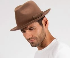 Buy ๐ Journey - Walrus Hats Wool Felt Fedora Crushable Hat - H7009 ๐คฉ 141 Journey - Walrus Hats Wool Felt Fedora Crushable Hat - H7009