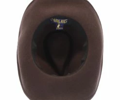 Men Shetland - Walrus Hats Dark Brown Wool Felt Cowboy Hat - H7013