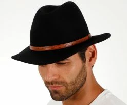 Women Big Sur - Walrus Hats Dark Brown Wool Felt Safari Hat