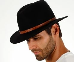 Women Big Sur - Walrus Hats Dark Brown Wool Felt Safari Hat