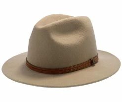 Women Big Sur - Walrus Hats Dark Brown Wool Felt Safari Hat