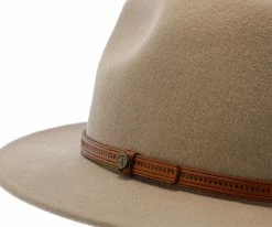 Women Big Sur - Walrus Hats Dark Brown Wool Felt Safari Hat