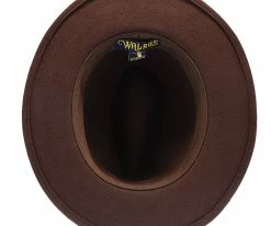 Women Big Sur - Walrus Hats Dark Brown Wool Felt Safari Hat