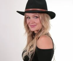 Women Big Sur - Walrus Hats Dark Brown Wool Felt Safari Hat