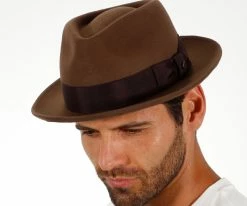 New ๐ Walrus Hats Compass - Walrus Hat Diamond Crown Wool Felt Fedora Hat ๐ 156 Walrus Hats Compass - Walrus Hat Diamond Crown Wool Felt Fedora Hat