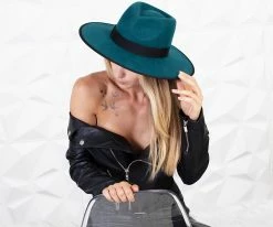 Capri - Walrus Hats Wide Brim Wool Felt Fedora Hat