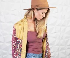 Capri - Walrus Hats Wide Brim Wool Felt Fedora Hat