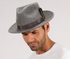 New ๐ Fedora Hats Freemont - Walrus Hats Wool Fedora Hat ๐ 122 Fedora Hats Freemont - Walrus Hats Wool Fedora Hat