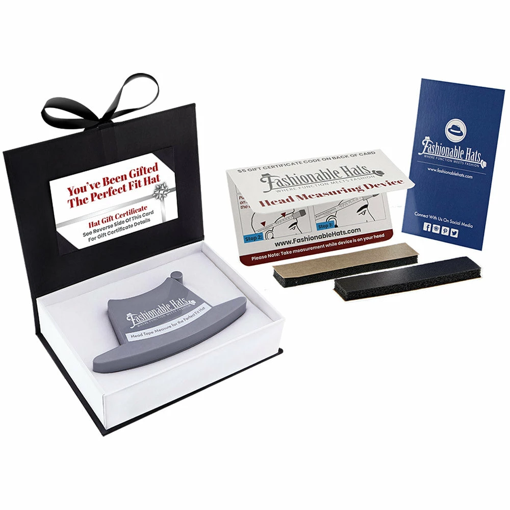 New โจ Fashionable Hats Hat Sizer With Gift Card & Gift Box Men ๐ 5 Fashionable Hats Hat Sizer With Gift Card & Gift Box Men