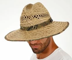 Navigator - Dorfman Pacific Camo Rush Straw Safari Hat