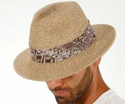 Discount ๐ Surfzone - Scala Tan Toyo Straw Blend Fedora Hat Men โ 18 Surfzone - Scala Tan Toyo Straw Blend Fedora Hat Men
